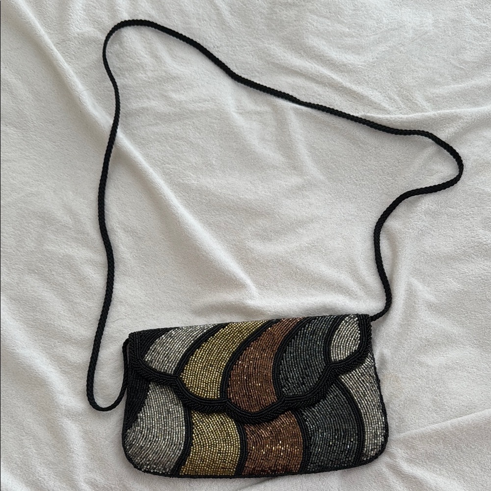 Elegant Multicolor Beaded Women's Bag
